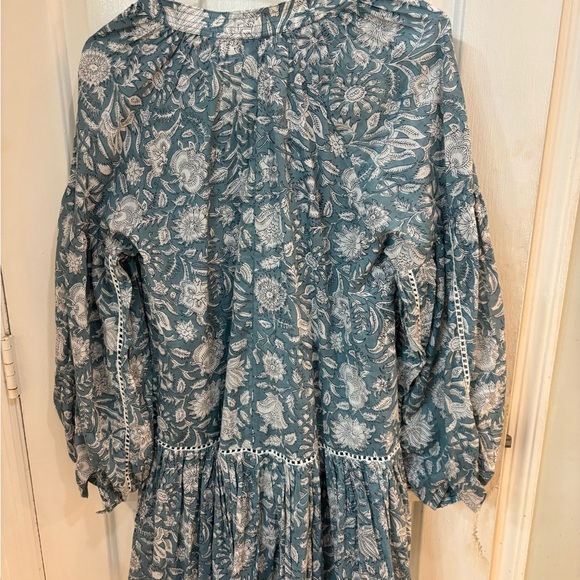 Marea blue and white floral dress - Picture 4 of 4